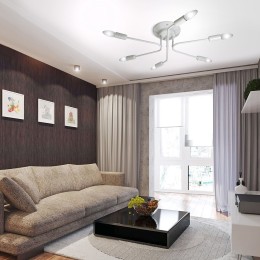 Люстра Петрасвет S2435-6, 6хЕ14 макс, 60Вт