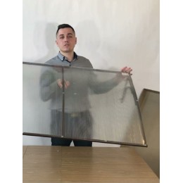 Козырёк над дверью Петрасвет S4002 Коричневый усиленный