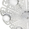 Люстра светодиодная потолочная LED плоская круглая S2444-6